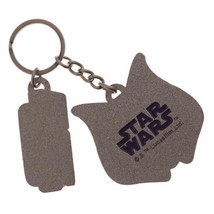 Star Wars Ahsoka Tano Head and Star Wars Logo Enamel Metal Key Chain NEW... - $9.74
