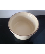 Pfaltzgraff Village Butter Tub NO Lid Brown Beige China Made in USA Dinn... - $38.93 CAD