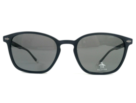 Pinguin Sonnenbrille THE JONES SUN BK Matt Schwarz Quadrat Rahmen Grau Gläser - £49.04 GBP