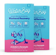 2x Waterboy Weekend Recovery, Hydration Electrolyte Strawberry Lemonade,... - $26.72