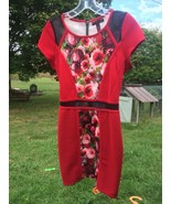 Women Material Girl Dress Multi-Color Floral Casual Party Cap Sleeve Size M - $8.13 CAD