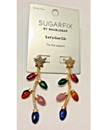 Sugarfix by Baublebar String of Christmas Lights LET&#39;S GET LIT Earrings NEW - £8.56 GBP
