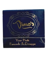 Dino&#39;s Restaurant Heritage Vintage Matchbook Monterey California Unused ... - $27.15 CAD