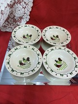 Lot Of 4 Metlox Poppytrail Homestead Provincial Blue Rooster Cereal Bowls 6&quot; EUC - £22.92 GBP