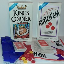 Kings In The Corner & Match'Em Games By Sequence JAX School MATH Learning - $14.85