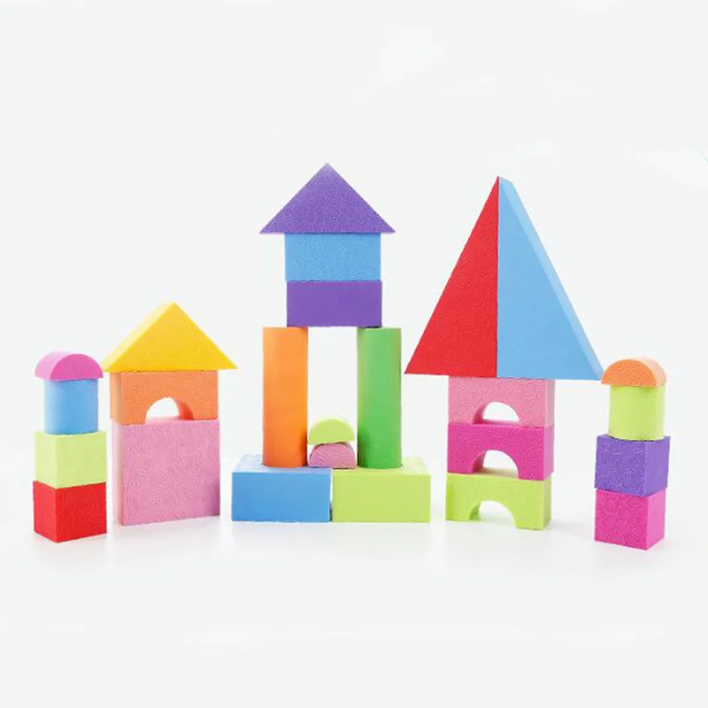 Hot Sale Building Blocks EVA Foam Soft Blocks Safe Nonpoisonous Educational Toys - £11.45 GBP