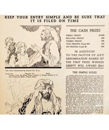 1936 Bible Game Cash Prize Trivia Contest Antique Games Religious Ephemera  - $19.99