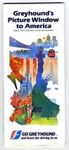Greyhound's Picture Windows to America United States Map &amp; Travel Guide ... - $24.72