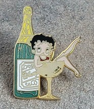 BETTY BOOP Champagne Celebration New Year Party Girl Souvenir Enamel Lapel Pin - $14.99