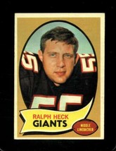 1970 Topps #127 Ralph Heck Vg+ Ny Giants *X54031 - £0.77 GBP
