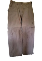 Cabelas Mens Hiking Pants Zip Off Shorts Beige 32x30 Convertible Classic... - €16,88 EUR
