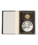 1987 Panda Oriental Set 1 Oz. Gold Tong 5 Oz. Silver Hong Kong Expo - $6,781.99 CAD