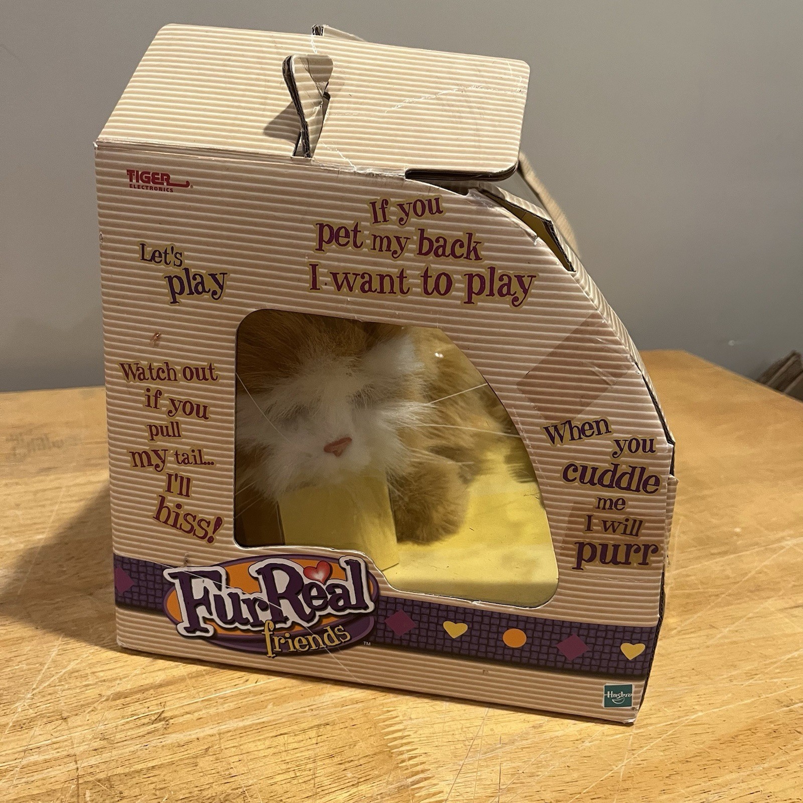 FurReal Friends Orange White Tabby Shaggy Kitty Cat - 2002 NIB Item image 2