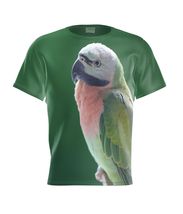 Parrot  Green Tropical Beach Vacation Short Sleeve T-Shirt Summer  Perfect gift  - £25.15 GBP