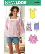 Simplicity Creative Patterns New Look 6284 Misses Pullover Top in Two Le... - $20.49