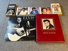 Elvis Collectors Lot - 2003 New Calendar+2 Books+3 CDs+Elvis Photo Album - $37.39