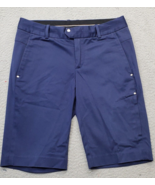 Ralph Lauren RLX Golf Shorts Womens Size 2 Blue Cotton Slash Pockets Low... - $31.65 CAD