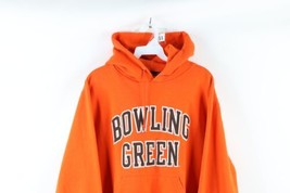 Vtg Champion Mens Small Spell Out Bowling Green State University Hoodie Orange - £43.48 GBP