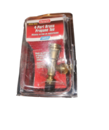 Camco 59113 Propane Brass Tee with 4 Port - $42.46 CAD