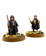 Merry and Pippin 2 Painted Miniatures Fellowship of the Ring Middle-Earth - $61.99
