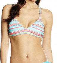 NWT Nautica Womens Lagoon Stripe Soft Cup Sports Bra Multi Size 8 - £11.09 GBP