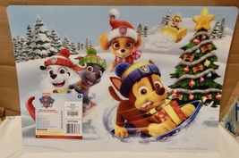 Christmas Placemats Plastic 17” x 12” Paw Patrol 2023 From Hobby Lobby 272X - £3.75 GBP