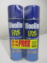Two SEALED Vintage Woolite One Step Carpet Cleaner 1995 Cans New Unused 22 oz. - £23.73 GBP