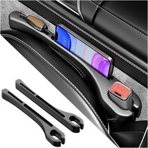 2PCS Upgrade Car Seat Gap Filler with Phone Holder - Durable Organizer i... - $23.71