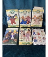 18 inch doll clothes sewing patterns lot vintage - $18.00