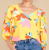 Crosby By Mollie Burch knox blouse in Lotus Flower - size XS - $106.92