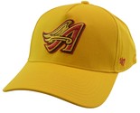 &#39;47 Anaheim Angels MLB Yellow Throwback Team Logo MVP Adjustable Basebal... - $26.55
