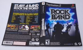 ps2 ~ Rock Band Original artwork only - $3.99