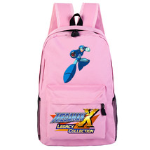 WM Rockman Mega Man Backpack Daypack Schoolbag Pink Bag D - £15.84 GBP