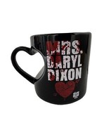 AMC Mrs Daryl Dixon Walking Dead Ceramic Heart Mug Cup 12 oz 2014 - €10,48 EUR