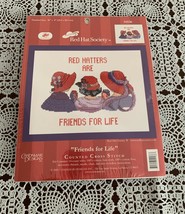 Candamar Designs Red Hatters 10 x 8 Counted Cross Stitch Kit 51536 Brand... - £9.42 GBP