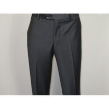 Men Suit BERLUSCONI Turkey Italian Wool 180's Double Breasted UGS94-14 Charcoal image 10