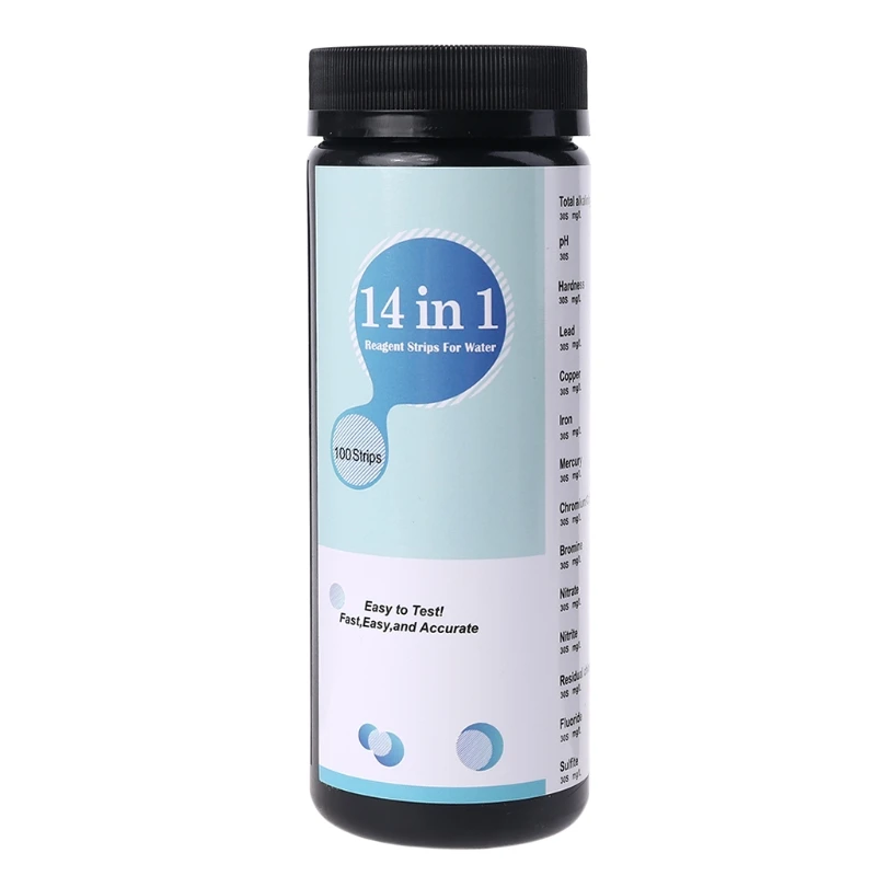 50/100Pcs Drin Water Test Strips Upgrade 14-in-1/16-in-1 Water Quality Test for  - £165.56 GBP