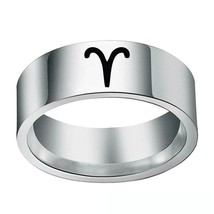 12 Zodiac Ring Aries Taurus Gemini Cancer Virgo Libra Scorpius Sagittarius Capri - £9.09 GBP