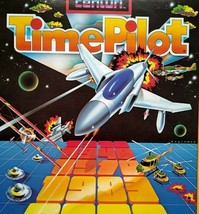 Time Pilot Arcade Flyer Centuri Retro Video Game Vintage Original 1982 2 Sides - £46.54 GBP