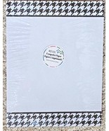 Computer Print Paper Package 40 Sheets White Black Houndstooth Border 8.... - £7.07 GBP