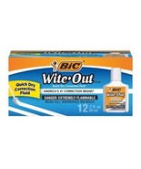 BIC Wite-Out Brand Quick Dry Correction Fluid, 20 ml Bottles, 12-Count - $27.10 CAD