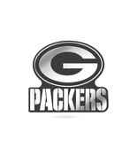 Plastic 4&quot;X2&quot; Green Bay Packers Logo Nfl Self Adhesive Auto Emblem New - £10.00 GBP