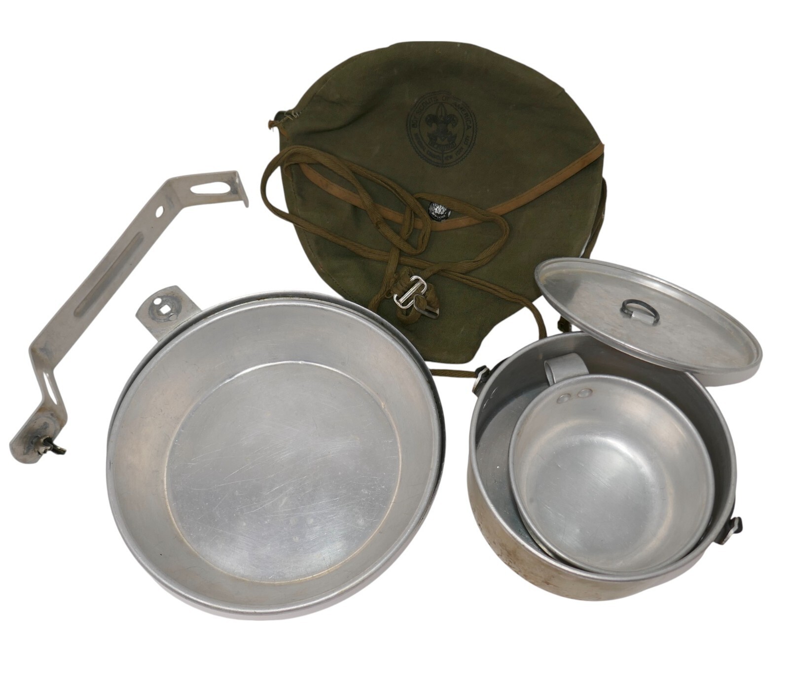 Boy Scouts of America 1950s Official National Council Aluminum Mess Kit - $19.59