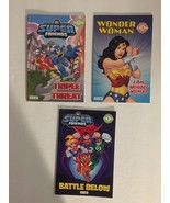 Three NEW DC Super Friends &amp; Wonder Woman Kid&#39;s Reading Books - €11,50 EUR