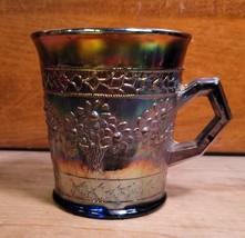 Antique Fenton - Orange Tree Mug - Amethyst Carnival Glass - £17.37 GBP