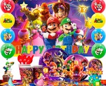 Super Mario Party Supplies, 112Pcs Mario Birthday Decorations &amp; Tablewar... - £43.27 GBP