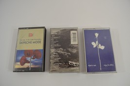 Depeche Mode Cassette Tapes 101 Music for Masses Enjoy the Silence Lot x 3 1980s - £46.39 GBP