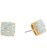 Kate Spade New York Mini Small Square Studs Earrings Opal One Size - $19.79