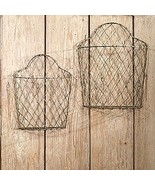 Wire Wall Baskets - 2 - £32.06 GBP