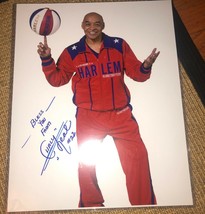 Curly Neal Harlem Globetrotters Autographed 16&quot; x 20 &quot;picture  - £158.75 GBP